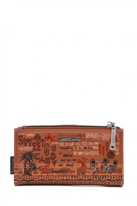 Sweet & Candy XH-17-26B synthetic wallet : colour:Brown