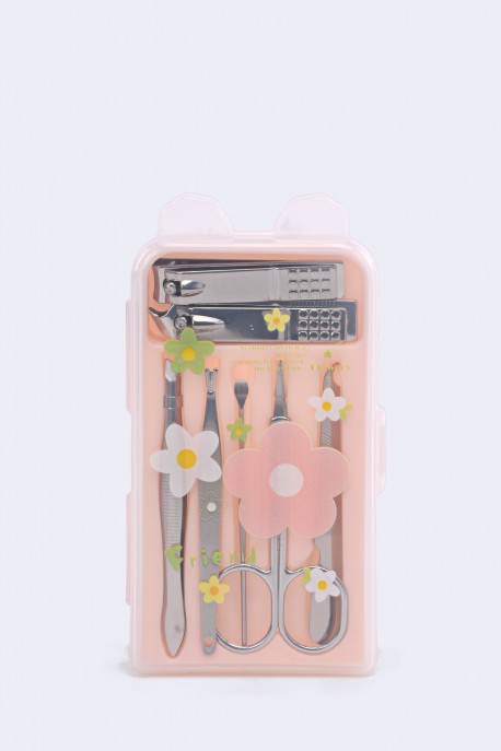 DG-3910 Set de manucure complet - Marguerites : couleur:Rose (Pink)