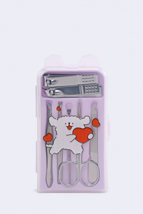 DG-3911 Set de manucure complet - Chiens : couleur:Lilas