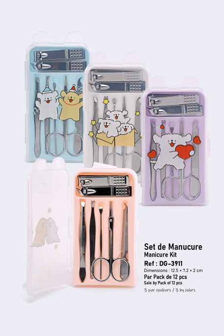 DG-3911 Complete manicure set - Dogs : colour:Pack of 12