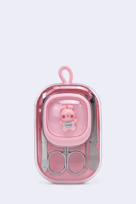 DG-3913 Set de manucure complet - Animaux : couleur:Rose (Pink)