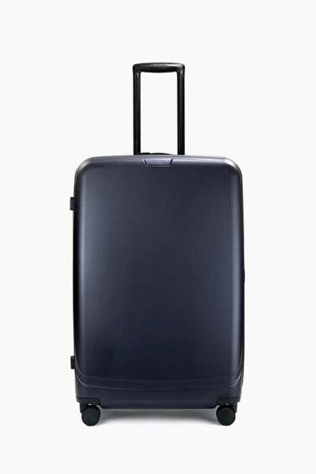 ELITE PURE MATE Valise trolley 100% Polycarbonate 65cm - E2125 : couleur:Bleu Nuit, Taille:CHECK-IN MEDIUM (65CM)