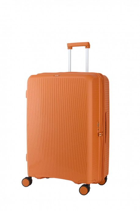 ELITE FJORD Valise trolley Polypropylène - E4725 - 65cm : couleur:Orange, Taille:CHECK-IN MEDIUM (65CM)