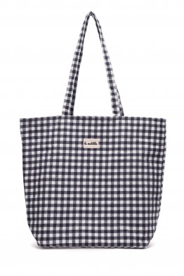 La Matilda - Big Tote Bag VICHY BLEU M105-23