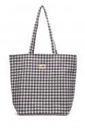 La Matilda - Grand Tote Bag VICHY Gris M105-24