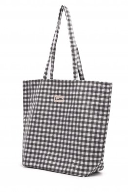La Matilda - Big Tote Bag VICHY Gris M105-24