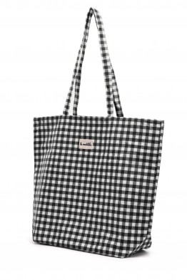 La Matilda - Grand Tote Bag VICHY Gris M105-25