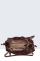 29066-BV Nubuck-textured teckel shaped duffel bag