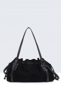 29066-BV Nubuck-textured teckel shaped duffel bag