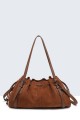 29066-BV Nubuck-textured teckel shaped duffel bag