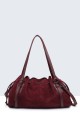 29066-BV Nubuck-textured teckel shaped duffel bag