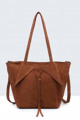 29069-BV Nubuck-textured shopping bag