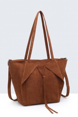 29069-BV Nubuck-textured shopping bag
