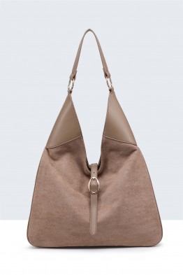 29070-BV Sac à main hobo texture nubuck