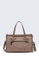 29071-BV Sac à main texture nubuck avec clous