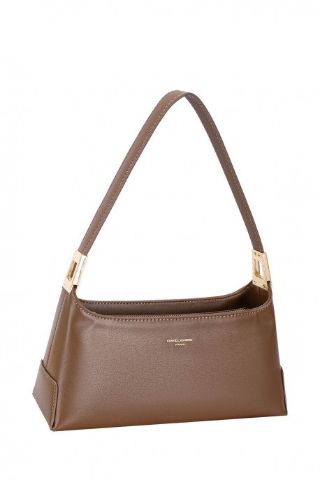 CM8520 Sac à main baguette David Jones : couleur:Boue Rouge (RED MUD)