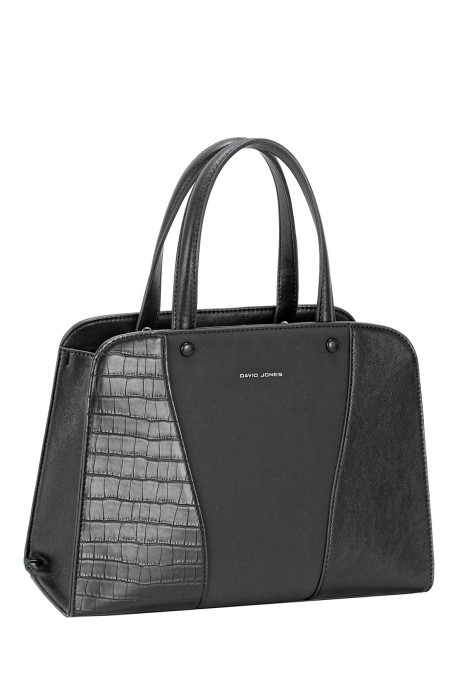 CM8533 David Jones Croc Trapezoid Handbag