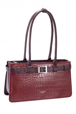 CM8604 Sac épaule croco avec ceinture David Jones