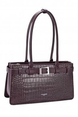 CM8604 Sac épaule croco avec ceinture David Jones