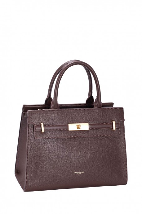 CM8609 David Jones Handbag : colour:SANDALWOOD BROWN