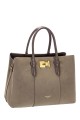 CM8624 David Jones Nubuck Effect Gusset Handbag