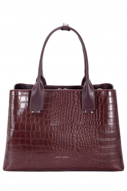 CM8627 Sac à main Trapèze croco David Jones