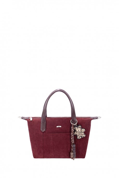 CM8688 Sac à main shopping style velours côtelé David Jones