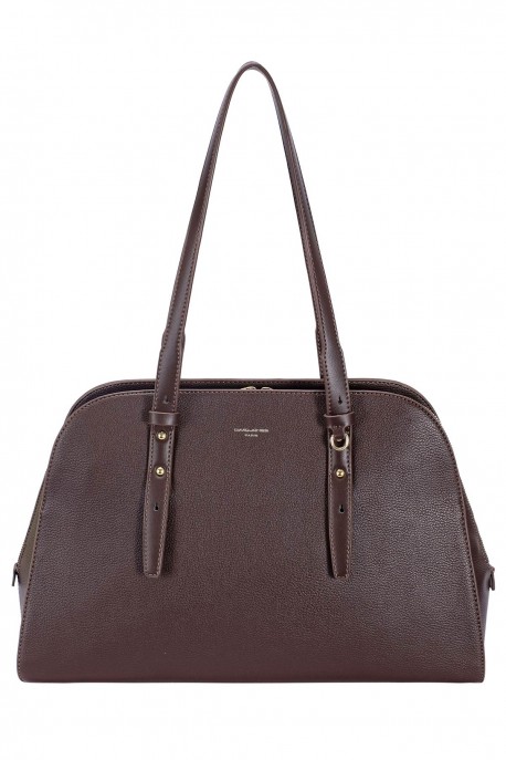 CM8565 David Jones Bowling Handbag : colour:HOT CHOCOLAT
