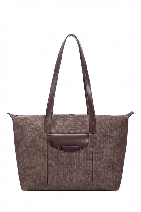 CM8571A Sac à main shopping David Jones : couleur:HOT CHOCOLAT