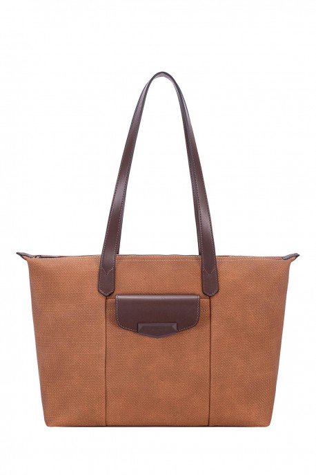 CM8571A Sac à main shopping David Jones : couleur:Boue Rouge (RED MUD)