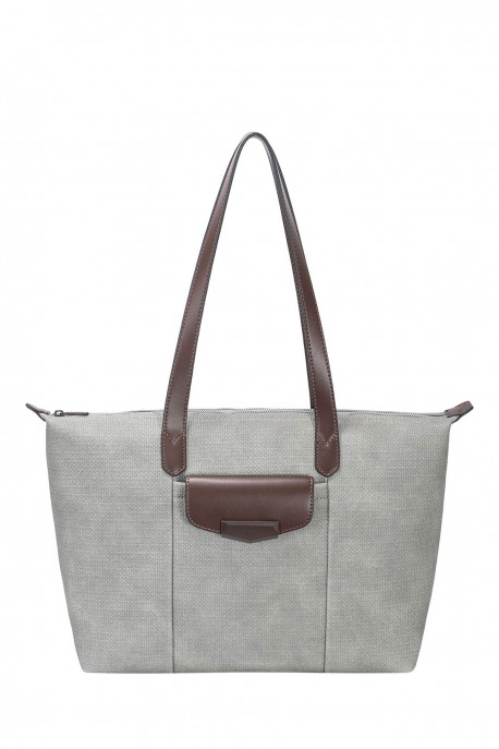 CM8571A David Jones Shopping Handbag : colour:STEEL GRAY