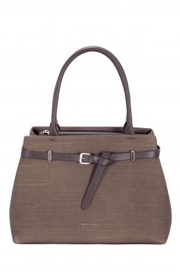 CM8576 David Jones Trapeze Handbag with Belt