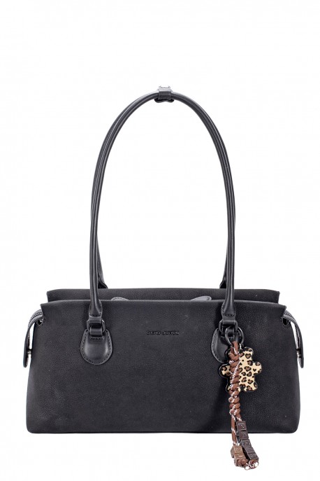 CM8582 Sac épaule polochon effet Nubuck David Jones