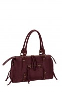 CM8776 David Jones Vintage Leather Effect Duffel Handbag