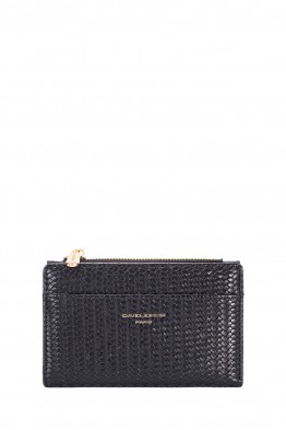 P174 Portefeuille motif cuir tressé David Jones