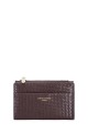 P174 Portefeuille motif cuir tressé David Jones