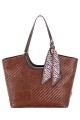 CM8660 David Jones Braided Pattern Shopping Shoulder Bag
