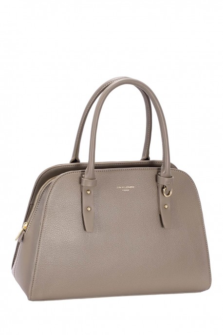 CM8667 David Jones Bowling Handbag : colour:WARM GREY SAND