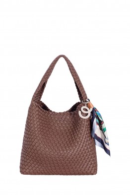 CM8275-1 David Jones Braided Bucket Purse