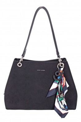CM8302-1 David Jones Flap Trapezoid Handbag