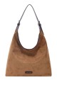 CM8590 David Jones Nubuck Effect Hobo Shoulder Bag