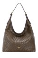 CM8592 David Jones Braided Hobo Shoulder Bag