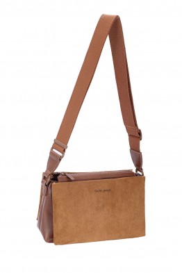 CM8596 Sac bandoulière effet Nubuck David Jones
