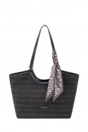 CM8681 David Jones Crocodile Shopping Shoulder Bag