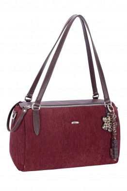 CM8687 David Jones Corduroy Style Duffel Shoulder Bag