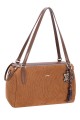 CM8687 David Jones Corduroy Style Duffel Shoulder Bag