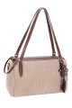 CM8687 David Jones Corduroy Style Duffel Shoulder Bag