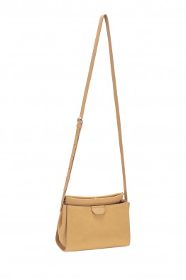 CM8733 David Jones Nubuck Effect Crescent Shoulder Bag