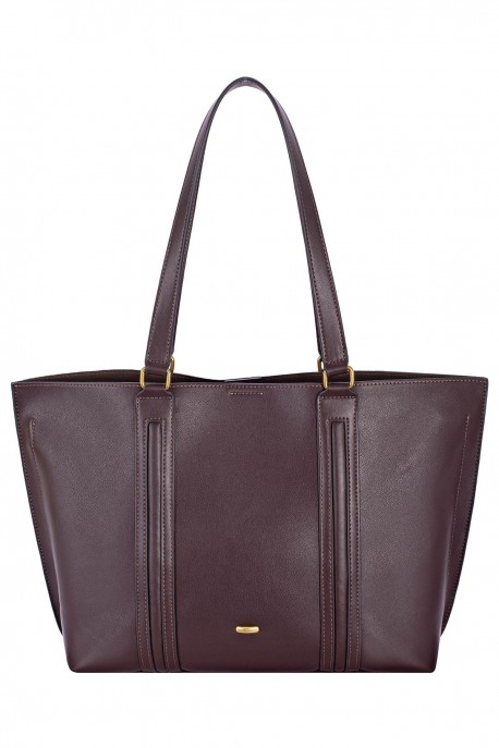 CM8746 Sac épaule à ailettes David Jones : couleur:HOT CHOCOLAT