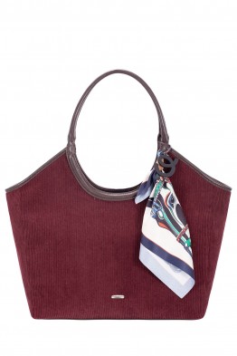 CM8753 Sac à main Cabas style velours côtelé David Jones